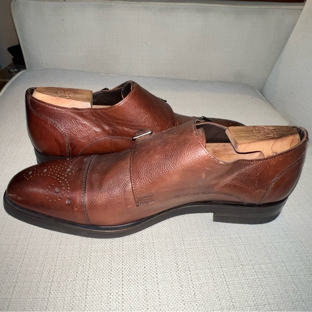 Nettleton Burro(DB) Double Monk Strap Oxford Size… - image 7